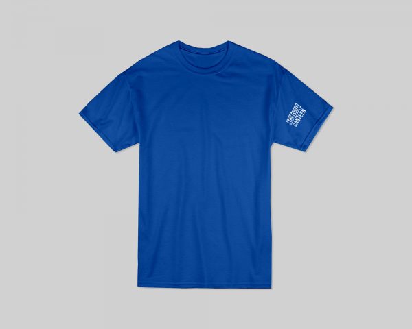 Plain Blue T-shirt with Logo